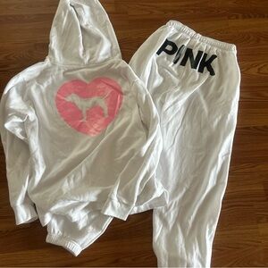 Victoria secret pink originals set hoodie and sweatpants size xsmall